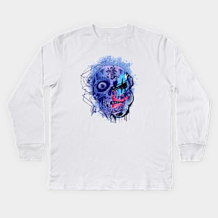 Skull Vader Kids Long Sleeve T-Shirt